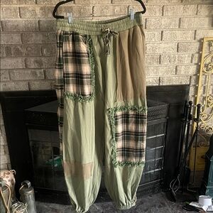 POL Patchwork Joggers